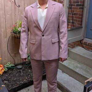 AllSaints Dusky Pink Santo Blazer 38R Jacket